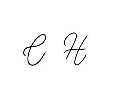 The best way (Bearetta-2O07w) to make a short signature is to pick only two or three words in your name. The name C  H include a total of six letters. For converting this name. C  H signature style 12 images and pictures png