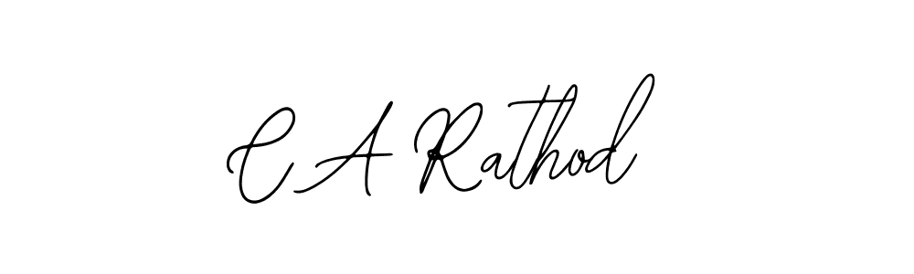 Make a beautiful signature design for name C A Rathod. With this signature (Bearetta-2O07w) style, you can create a handwritten signature for free. C A Rathod signature style 12 images and pictures png