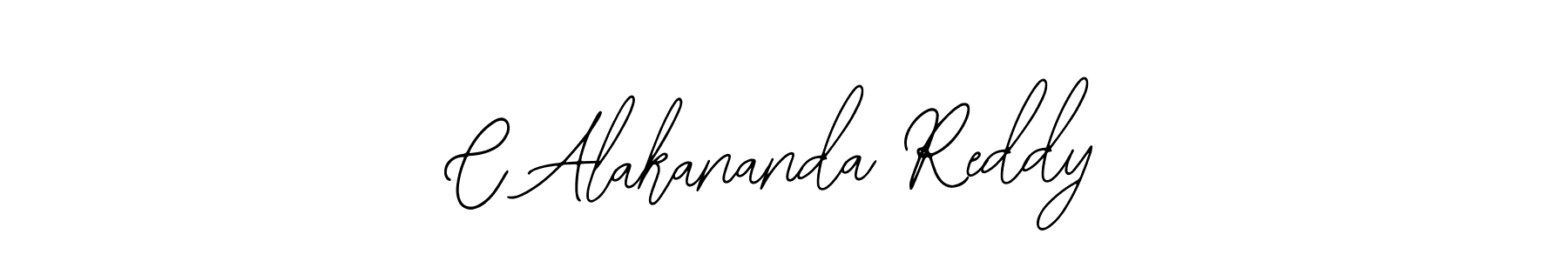 Design your own signature with our free online signature maker. With this signature software, you can create a handwritten (Bearetta-2O07w) signature for name C Alakananda Reddy. C Alakananda Reddy signature style 12 images and pictures png
