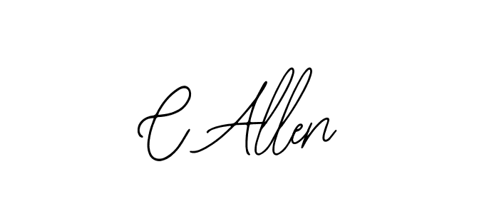 Use a signature maker to create a handwritten signature online. With this signature software, you can design (Bearetta-2O07w) your own signature for name C Allen. C Allen signature style 12 images and pictures png