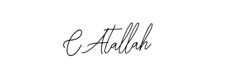 if you are searching for the best signature style for your name C Atallah. so please give up your signature search. here we have designed multiple signature styles  using Bearetta-2O07w. C Atallah signature style 12 images and pictures png