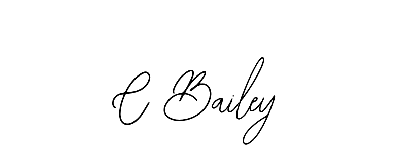 You should practise on your own different ways (Bearetta-2O07w) to write your name (C Bailey) in signature. don't let someone else do it for you. C Bailey signature style 12 images and pictures png