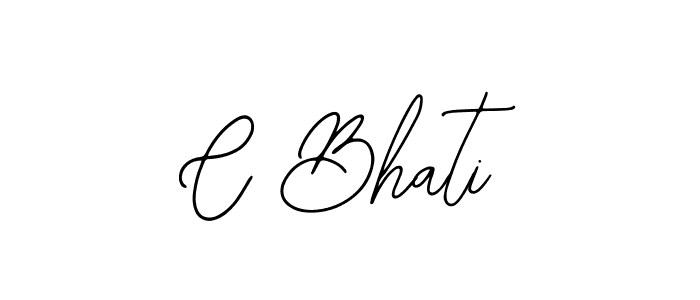 How to make C Bhati signature? Bearetta-2O07w is a professional autograph style. Create handwritten signature for C Bhati name. C Bhati signature style 12 images and pictures png