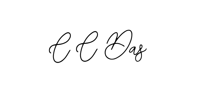 You should practise on your own different ways (Bearetta-2O07w) to write your name (C C Das) in signature. don't let someone else do it for you. C C Das signature style 12 images and pictures png