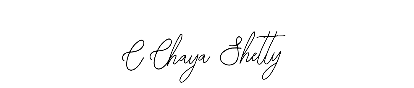 Also we have C Chaya Shetty name is the best signature style. Create professional handwritten signature collection using Bearetta-2O07w autograph style. C Chaya Shetty signature style 12 images and pictures png