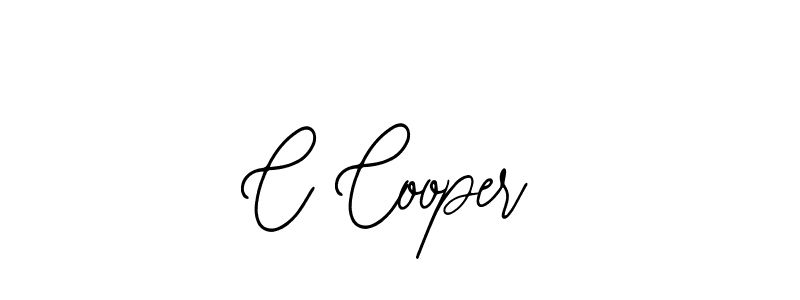 You should practise on your own different ways (Bearetta-2O07w) to write your name (C Cooper) in signature. don't let someone else do it for you. C Cooper signature style 12 images and pictures png