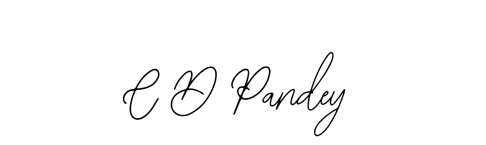 You should practise on your own different ways (Bearetta-2O07w) to write your name (C D Pandey) in signature. don't let someone else do it for you. C D Pandey signature style 12 images and pictures png