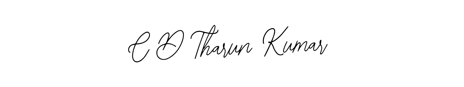 Also we have C D Tharun Kumar name is the best signature style. Create professional handwritten signature collection using Bearetta-2O07w autograph style. C D Tharun Kumar signature style 12 images and pictures png