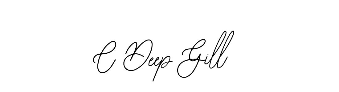 Design your own signature with our free online signature maker. With this signature software, you can create a handwritten (Bearetta-2O07w) signature for name C Deep Gill. C Deep Gill signature style 12 images and pictures png