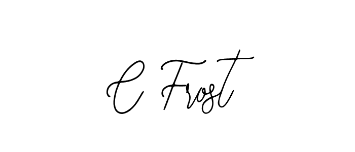 How to make C Frost name signature. Use Bearetta-2O07w style for creating short signs online. This is the latest handwritten sign. C Frost signature style 12 images and pictures png