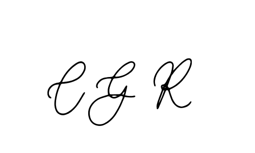 Make a beautiful signature design for name C G R. With this signature (Bearetta-2O07w) style, you can create a handwritten signature for free. C G R signature style 12 images and pictures png