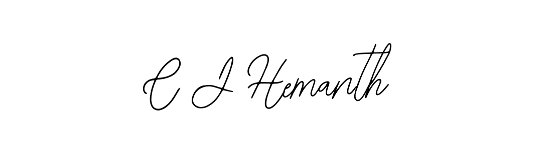 Bearetta-2O07w is a professional signature style that is perfect for those who want to add a touch of class to their signature. It is also a great choice for those who want to make their signature more unique. Get C J Hemanth name to fancy signature for free. C J Hemanth signature style 12 images and pictures png