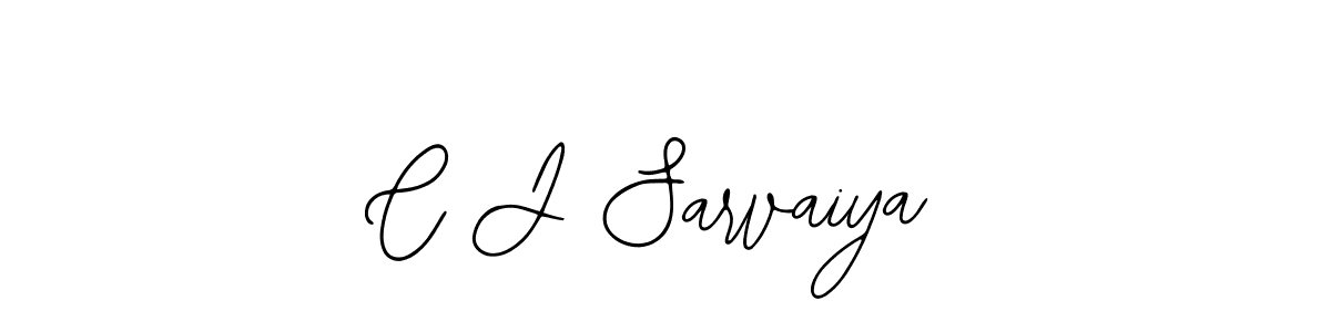 How to Draw C J Sarvaiya signature style? Bearetta-2O07w is a latest design signature styles for name C J Sarvaiya. C J Sarvaiya signature style 12 images and pictures png