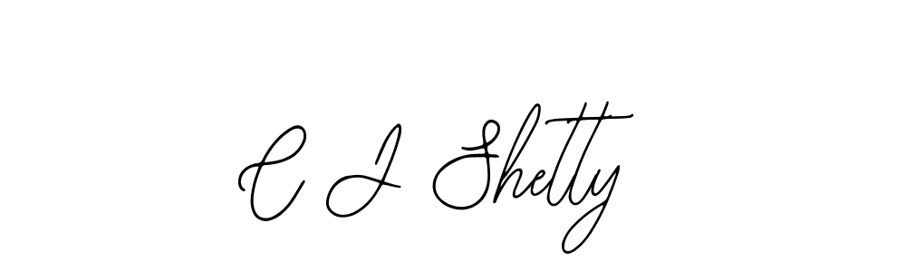 How to make C J Shetty signature? Bearetta-2O07w is a professional autograph style. Create handwritten signature for C J Shetty name. C J Shetty signature style 12 images and pictures png