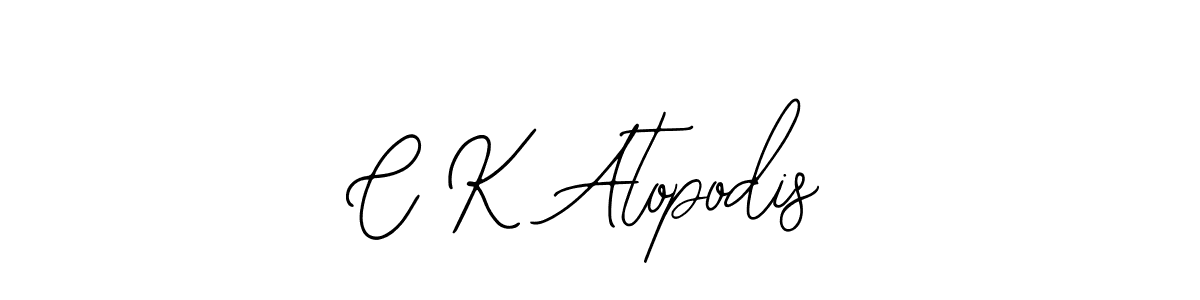 This is the best signature style for the C K Atopodis name. Also you like these signature font (Bearetta-2O07w). Mix name signature. C K Atopodis signature style 12 images and pictures png