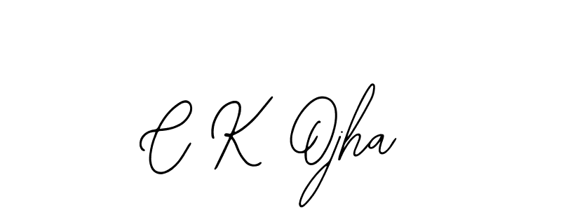 C K Ojha stylish signature style. Best Handwritten Sign (Bearetta-2O07w) for my name. Handwritten Signature Collection Ideas for my name C K Ojha. C K Ojha signature style 12 images and pictures png