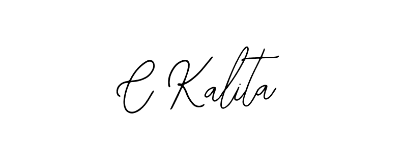 if you are searching for the best signature style for your name C Kalita. so please give up your signature search. here we have designed multiple signature styles  using Bearetta-2O07w. C Kalita signature style 12 images and pictures png