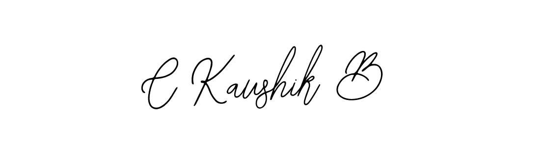 Create a beautiful signature design for name C Kaushik B. With this signature (Bearetta-2O07w) fonts, you can make a handwritten signature for free. C Kaushik B signature style 12 images and pictures png