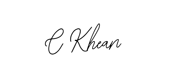Also we have C Khean name is the best signature style. Create professional handwritten signature collection using Bearetta-2O07w autograph style. C Khean signature style 12 images and pictures png