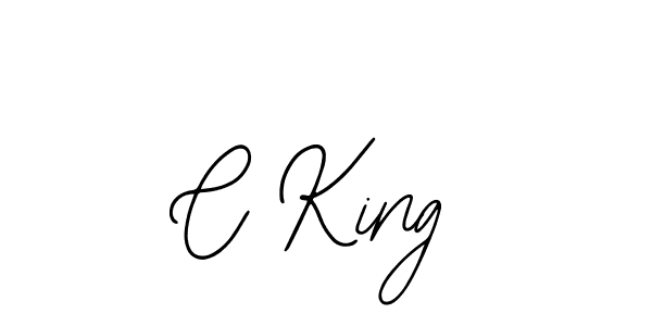 The best way (Bearetta-2O07w) to make a short signature is to pick only two or three words in your name. The name C King include a total of six letters. For converting this name. C King signature style 12 images and pictures png