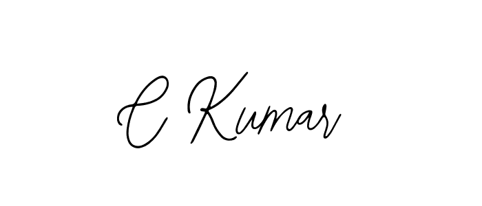 How to make C Kumar name signature. Use Bearetta-2O07w style for creating short signs online. This is the latest handwritten sign. C Kumar signature style 12 images and pictures png