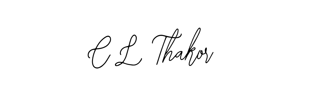 How to make C L Thakor signature? Bearetta-2O07w is a professional autograph style. Create handwritten signature for C L Thakor name. C L Thakor signature style 12 images and pictures png