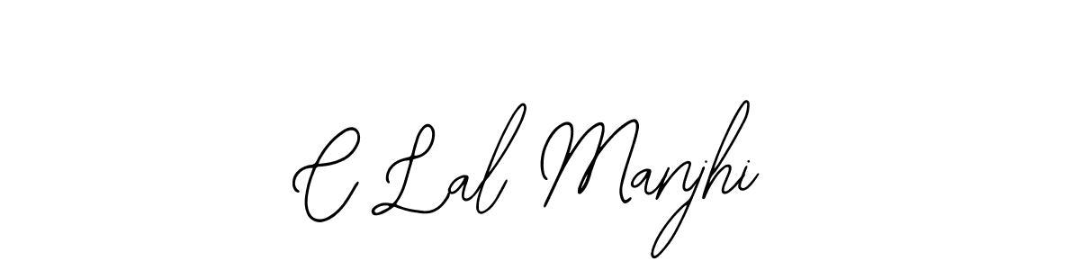 Use a signature maker to create a handwritten signature online. With this signature software, you can design (Bearetta-2O07w) your own signature for name C Lal Manjhi. C Lal Manjhi signature style 12 images and pictures png