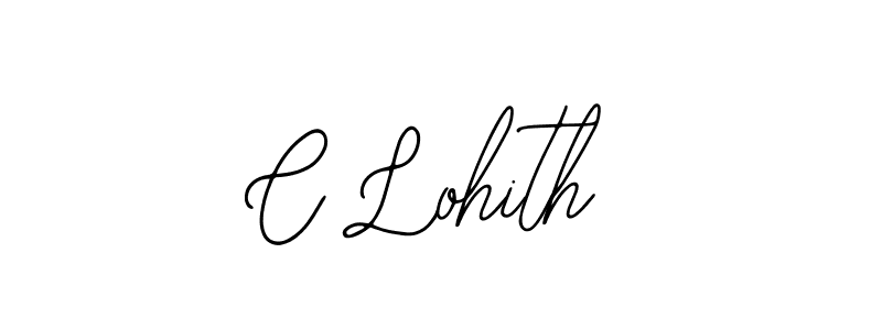 Create a beautiful signature design for name C Lohith. With this signature (Bearetta-2O07w) fonts, you can make a handwritten signature for free. C Lohith signature style 12 images and pictures png