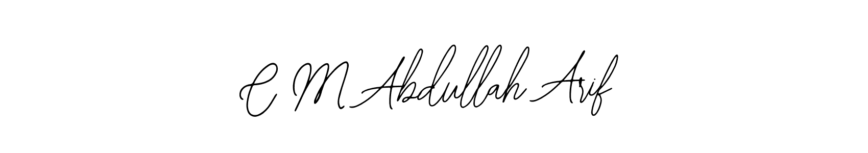 C M Abdullah Arif stylish signature style. Best Handwritten Sign (Bearetta-2O07w) for my name. Handwritten Signature Collection Ideas for my name C M Abdullah Arif. C M Abdullah Arif signature style 12 images and pictures png