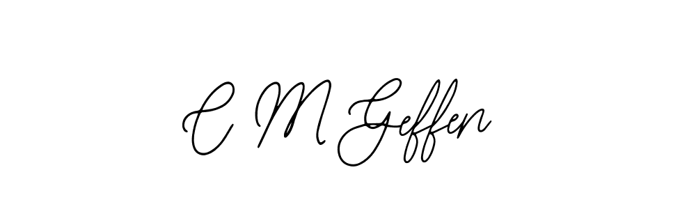 How to make C M Geffen signature? Bearetta-2O07w is a professional autograph style. Create handwritten signature for C M Geffen name. C M Geffen signature style 12 images and pictures png