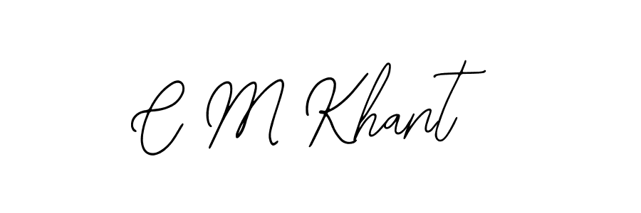 How to Draw C M Khant signature style? Bearetta-2O07w is a latest design signature styles for name C M Khant. C M Khant signature style 12 images and pictures png