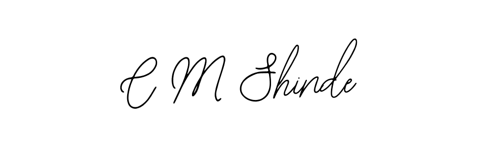 Create a beautiful signature design for name C M Shinde. With this signature (Bearetta-2O07w) fonts, you can make a handwritten signature for free. C M Shinde signature style 12 images and pictures png