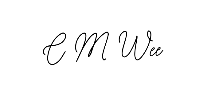 Create a beautiful signature design for name C M Wee. With this signature (Bearetta-2O07w) fonts, you can make a handwritten signature for free. C M Wee signature style 12 images and pictures png