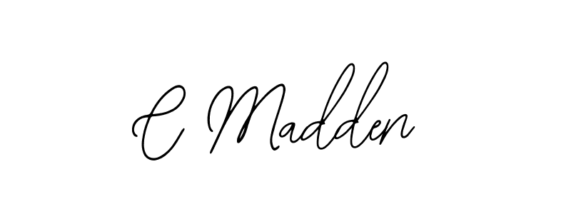 Use a signature maker to create a handwritten signature online. With this signature software, you can design (Bearetta-2O07w) your own signature for name C Madden. C Madden signature style 12 images and pictures png