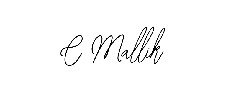 Design your own signature with our free online signature maker. With this signature software, you can create a handwritten (Bearetta-2O07w) signature for name C Mallik. C Mallik signature style 12 images and pictures png
