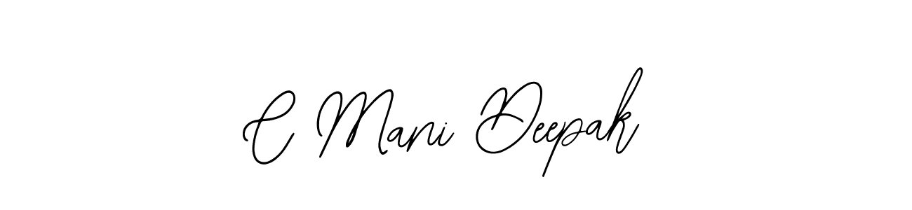 Bearetta-2O07w is a professional signature style that is perfect for those who want to add a touch of class to their signature. It is also a great choice for those who want to make their signature more unique. Get C Mani Deepak name to fancy signature for free. C Mani Deepak signature style 12 images and pictures png