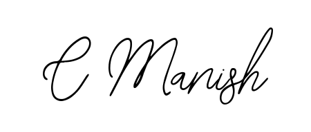 Elevate your brand with a stunning C Manish eSignature. The Bearetta-2O07w style provides a balanced, flowing aesthetic for everyday signing. C Manish signature style 12 images and pictures png