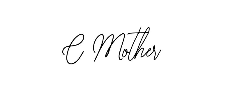 How to make C Mother name signature. Use Bearetta-2O07w style for creating short signs online. This is the latest handwritten sign. C Mother signature style 12 images and pictures png