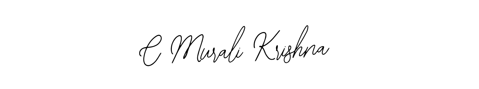 How to make C Murali Krishna name signature. Use Bearetta-2O07w style for creating short signs online. This is the latest handwritten sign. C Murali Krishna signature style 12 images and pictures png