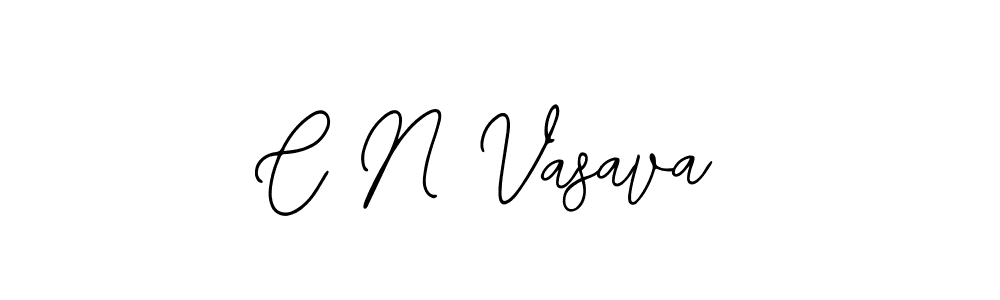 Also we have C N Vasava name is the best signature style. Create professional handwritten signature collection using Bearetta-2O07w autograph style. C N Vasava signature style 12 images and pictures png
