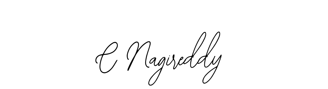 How to make C Nagireddy name signature. Use Bearetta-2O07w style for creating short signs online. This is the latest handwritten sign. C Nagireddy signature style 12 images and pictures png