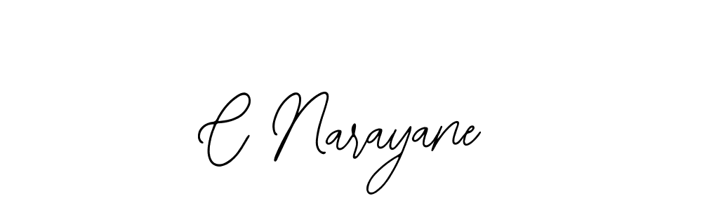 How to make C Narayane signature? Bearetta-2O07w is a professional autograph style. Create handwritten signature for C Narayane name. C Narayane signature style 12 images and pictures png