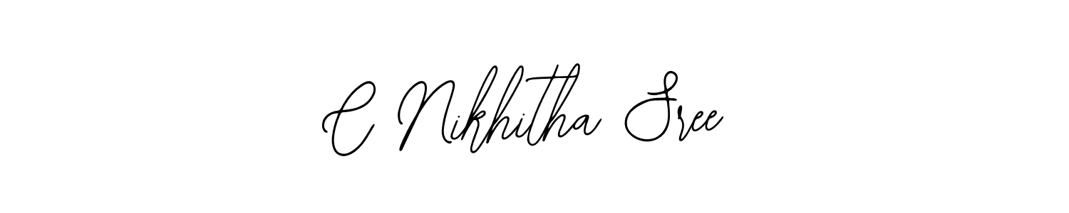 Also we have C Nikhitha Sree name is the best signature style. Create professional handwritten signature collection using Bearetta-2O07w autograph style. C Nikhitha Sree signature style 12 images and pictures png