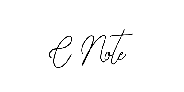 The best way (Bearetta-2O07w) to make a short signature is to pick only two or three words in your name. The name C Note include a total of six letters. For converting this name. C Note signature style 12 images and pictures png