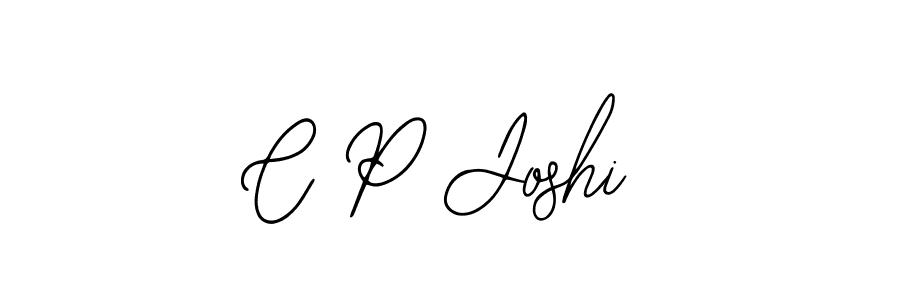 Use a signature maker to create a handwritten signature online. With this signature software, you can design (Bearetta-2O07w) your own signature for name C P Joshi. C P Joshi signature style 12 images and pictures png