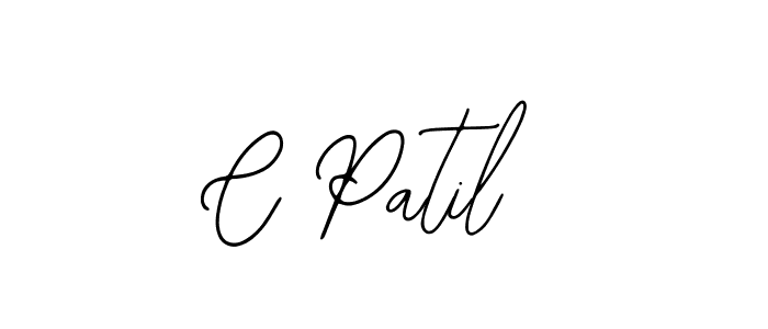 Make a beautiful signature design for name C Patil. With this signature (Bearetta-2O07w) style, you can create a handwritten signature for free. C Patil signature style 12 images and pictures png