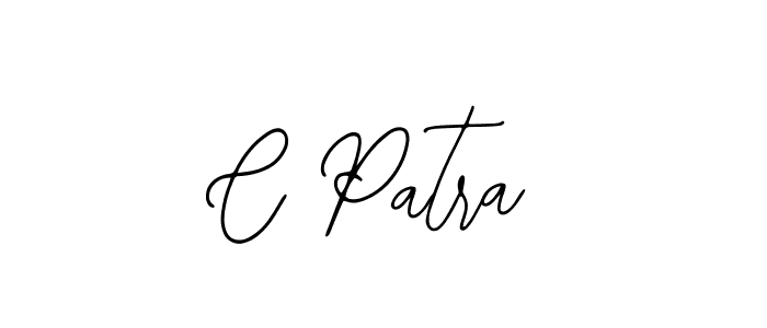 You should practise on your own different ways (Bearetta-2O07w) to write your name (C Patra) in signature. don't let someone else do it for you. C Patra signature style 12 images and pictures png