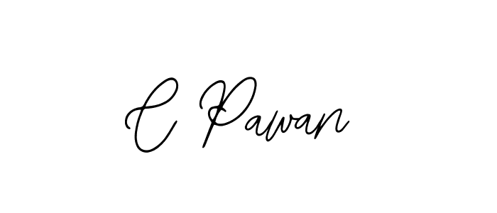 Also we have C Pawan name is the best signature style. Create professional handwritten signature collection using Bearetta-2O07w autograph style. C Pawan signature style 12 images and pictures png