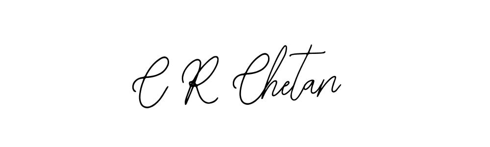 You should practise on your own different ways (Bearetta-2O07w) to write your name (C R Chetan) in signature. don't let someone else do it for you. C R Chetan signature style 12 images and pictures png