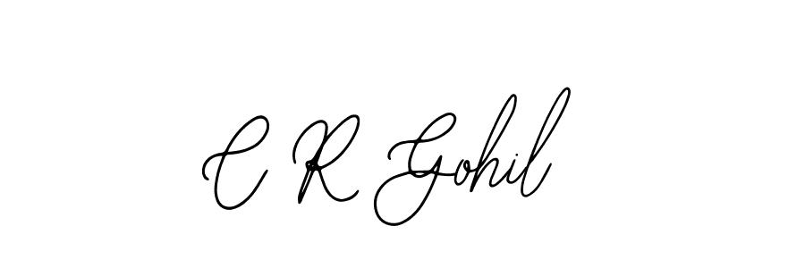 C R Gohil stylish signature style. Best Handwritten Sign (Bearetta-2O07w) for my name. Handwritten Signature Collection Ideas for my name C R Gohil. C R Gohil signature style 12 images and pictures png